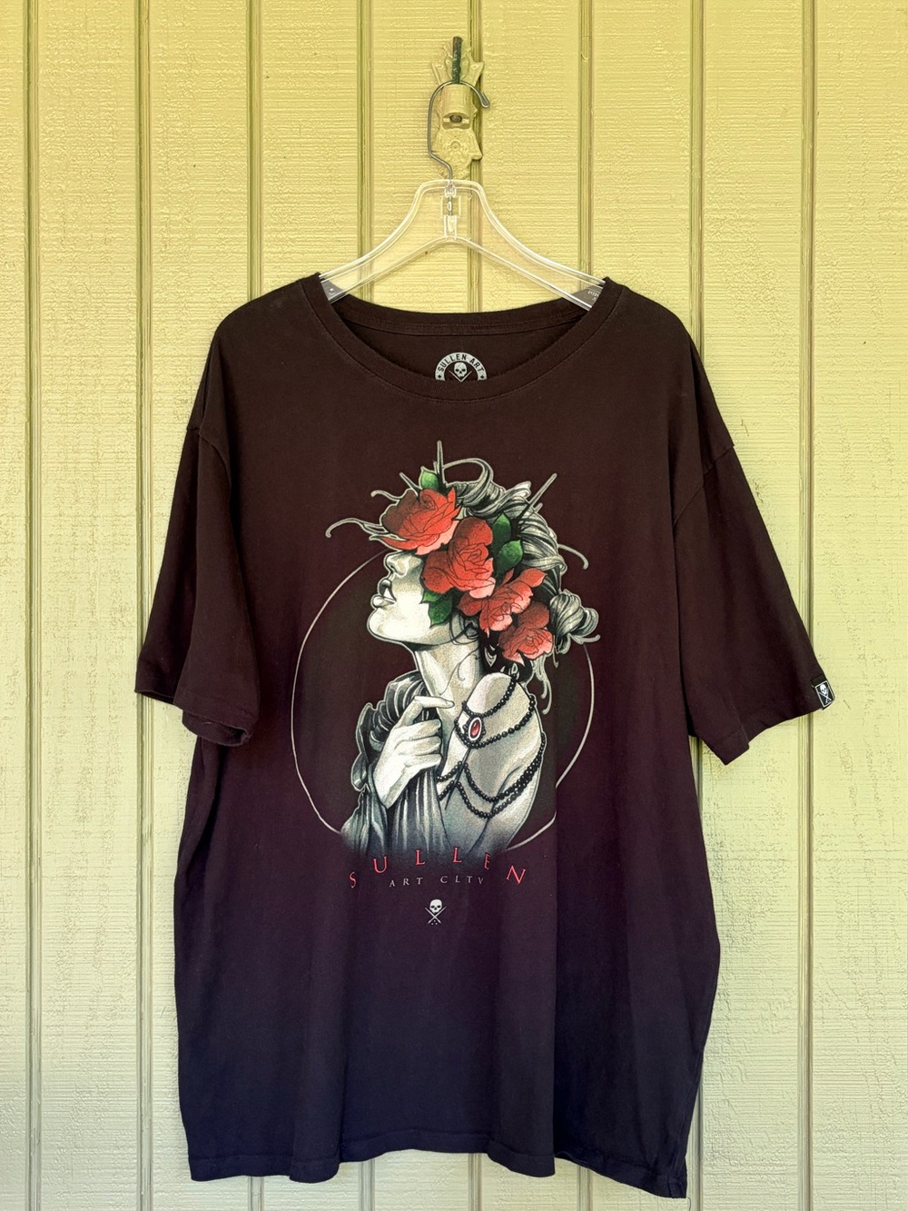 Sullen Art Collective Norton Artist Series Tee XXL Rose Crown Jeff Norton Black